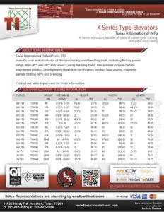 X Series Type Elevators Information